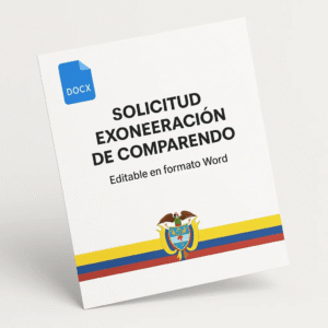 Modelo de Solicitud de Exoneración de Comparendo